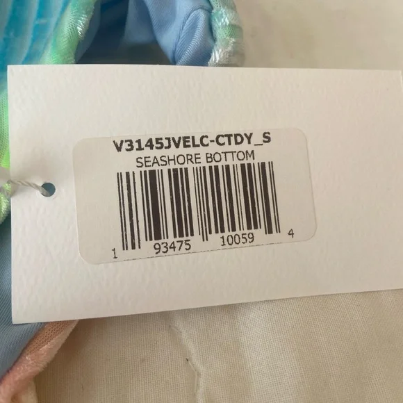 Dippin Daisys NWT never worn. tie-die velour two-piece bathing suit sz S. - Picture 13 of 13